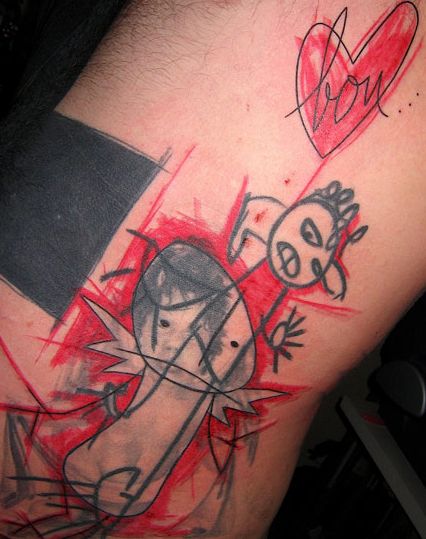 Here is the latest in Raw deconstructed Tattoos.